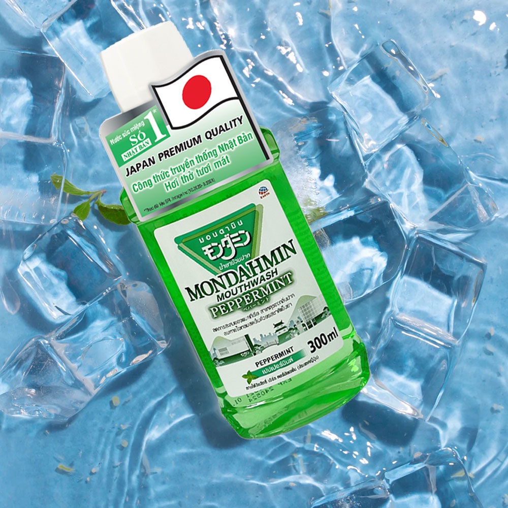 Nước Súc Miệng Mondahmin Vị Bạc Hà Peppermint 300ml