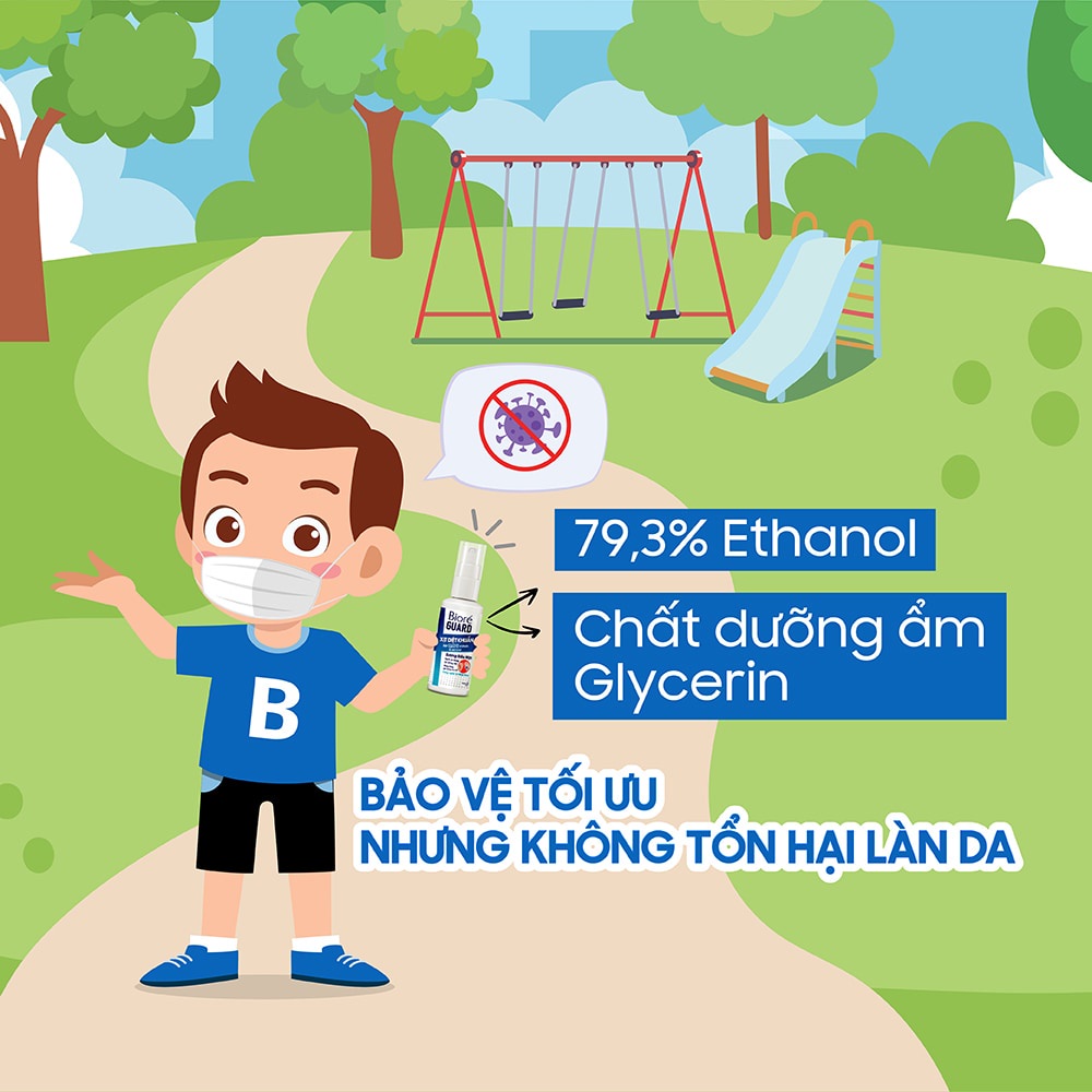 Xịt Diệt Khuẩn Bioré Guard Dạng Sương Siêu Mịn Sanitizer Spray 150ml