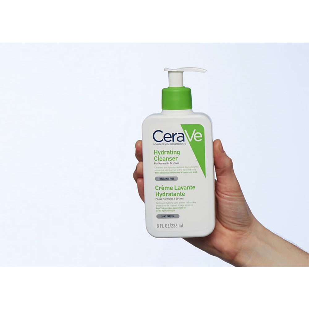 Sữa Rửa Mặt CeraVe Hydrating Cleanser Giúp Làm Sạch Và Cấp Ẩm Dành Cho Da Thường Và Da Khô 236ml