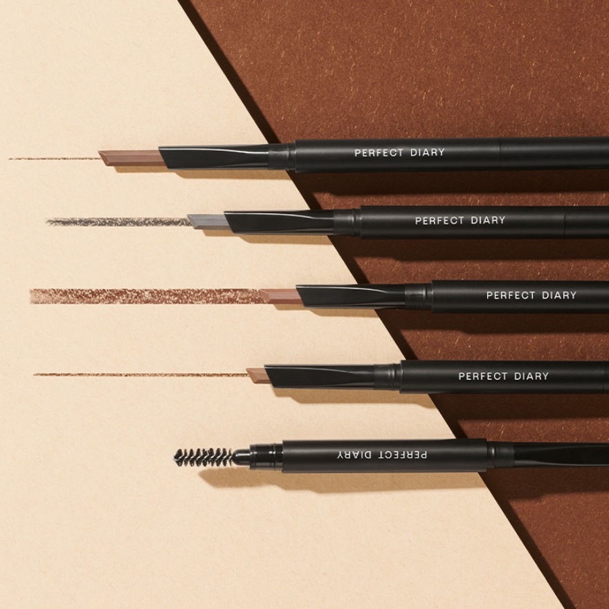 [Mã FMCGWA101 giảm 8% đơn 250K] Chì Kẻ Chân Mày Perfect Diary Duel-Ended Hexagonal Chiseled Eyebrow Pencil 0.28g