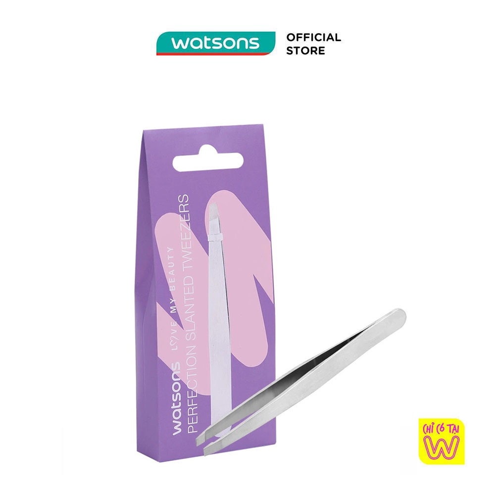 [Mã FMCGWA101 giảm 8% đơn 250K] Nhíp Đầu Nghiêng Watsons 1 Cái