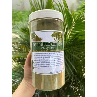 Bột diếp cá sấy lạnh nguyên chất hộp 500g Đà Lạt Farm. Rau diếp cá sấy lạnh xay bột.