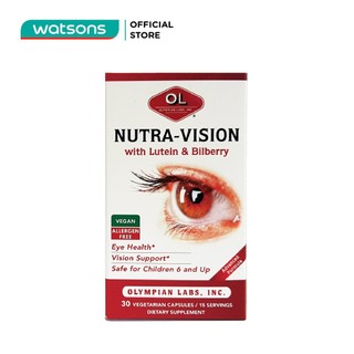 Viên Uống Hỗ Trợ Tăng Cường Thị Lực Olympian Labs Nutra-Vision 30 Viên