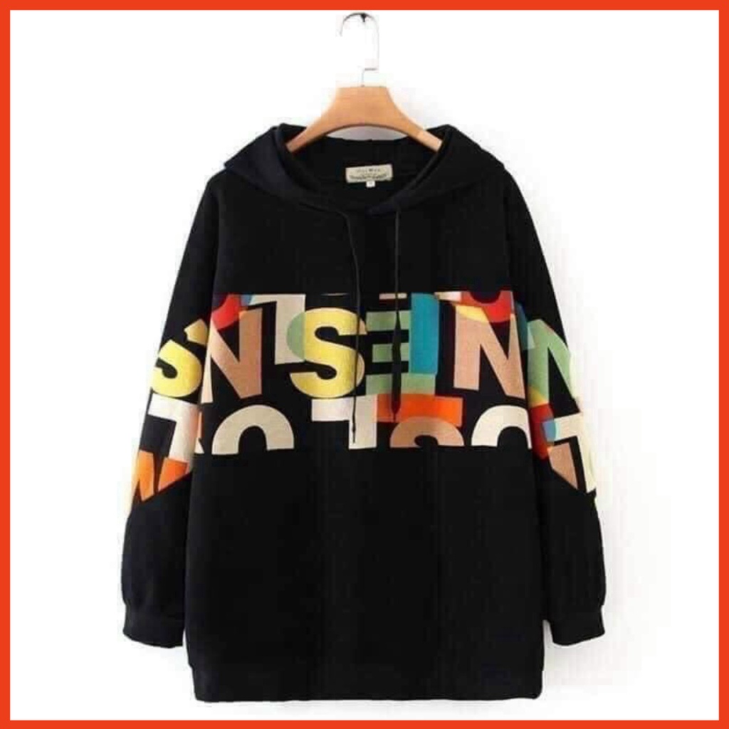 Áo Hoodie Chữ GRAFF dưới 65kg - In Chữ Màu Dài Tay Có Mũ G042