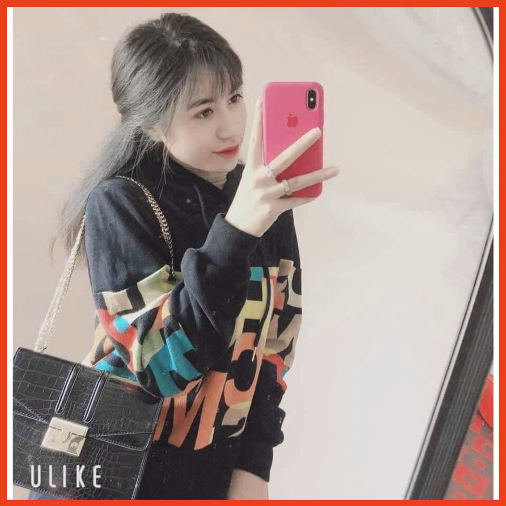 Áo Hoodie Chữ GRAFF dưới 65kg - In Chữ Màu Dài Tay Có Mũ G042