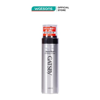 Bọt Tạo Kiểu Tóc Gatsby Giữ Nếp Tóc Super Hard Styling Foam 185g
