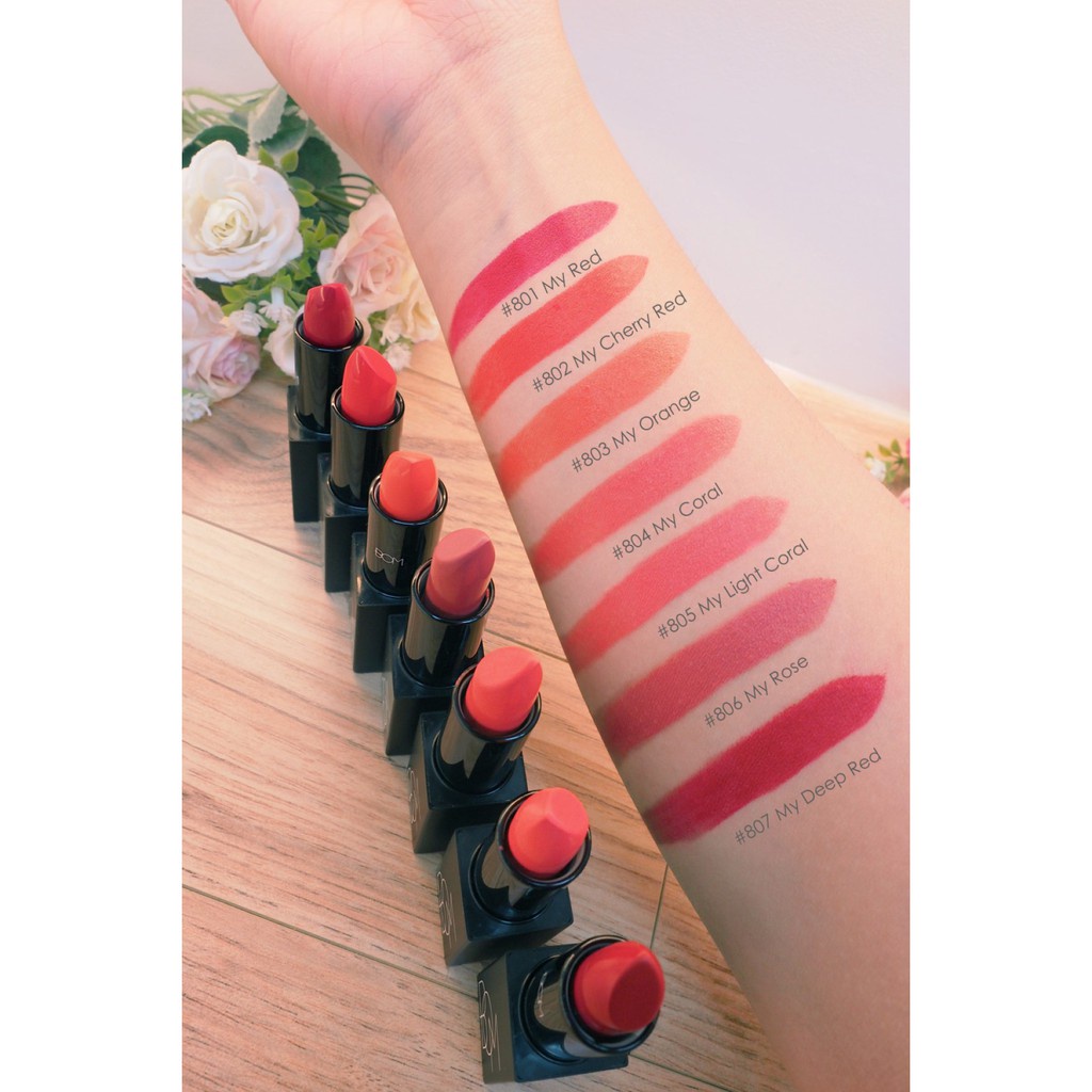 Son Thỏi Lì Siêu Mịn B.O.M My Lipstick 3.5g