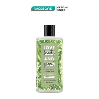 Sữa Tắm Love Beauty And Planet Pure & Positive Làm Sạch Sâu & Tươi Mát 400ml