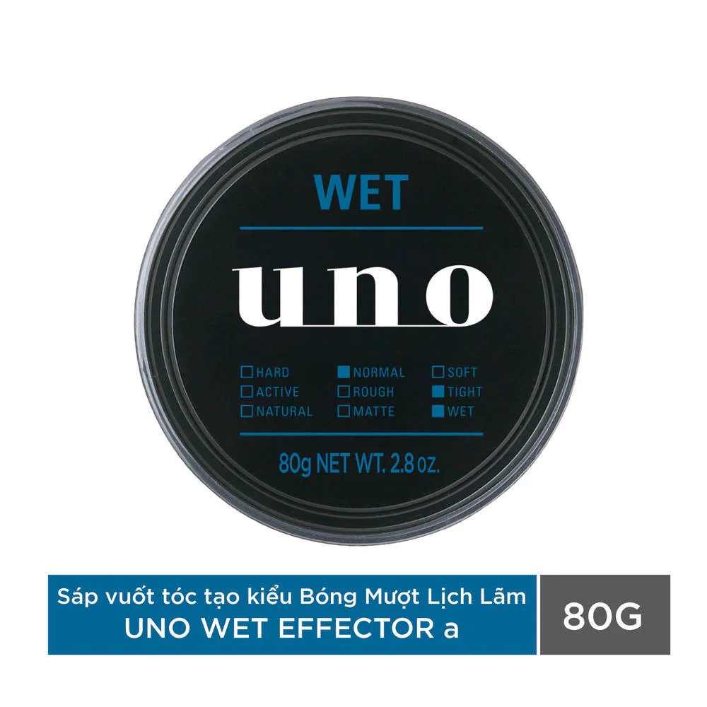 Sáp Vuốt Tóc UNO Tạo Kiểu Bóng Mượt Lịch Lãm 80g