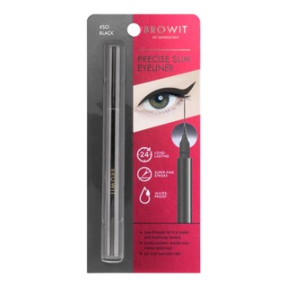 Bút Kẻ Mắt Browit Precise Slim Eyeliner 0.6ml - So Black