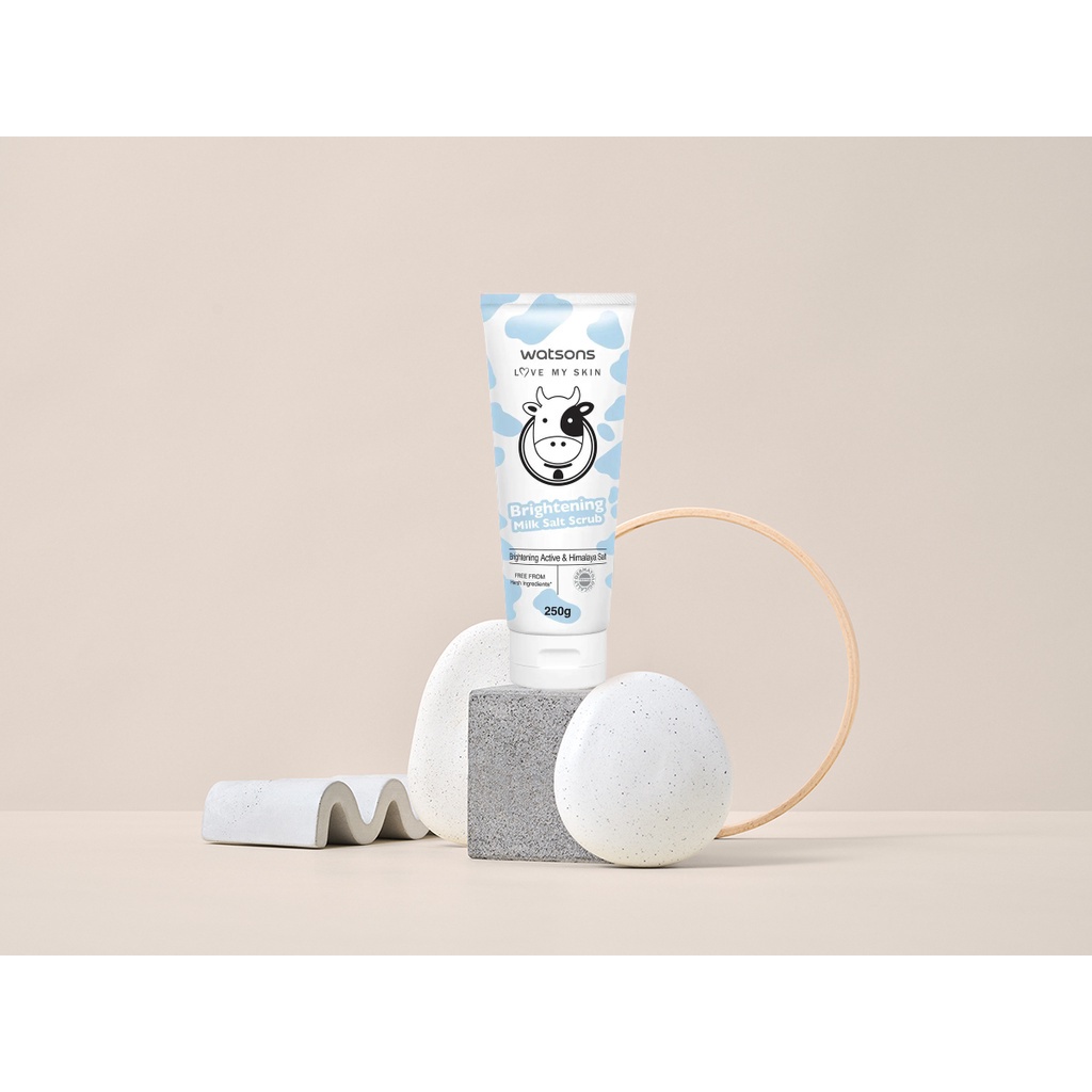 Muối Tắm Watsons Giúp Sáng Da Brightening Milk Salt Scrub 250g