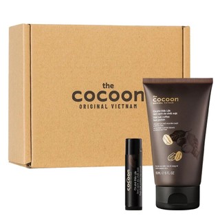 Combo Cocoon Cà Phê Dak Lak (Tẩy Da Chết Mặt 150ml + Tẩy Da Chết Môi 5g )