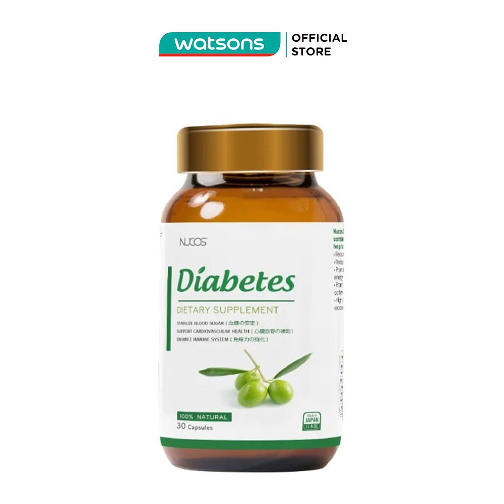 Thực Phẩm Bảo Vệ Sức Khỏe Nucos Hỗ Trợ Cân Bằng Đường Huyết Diabetes 30 Viên