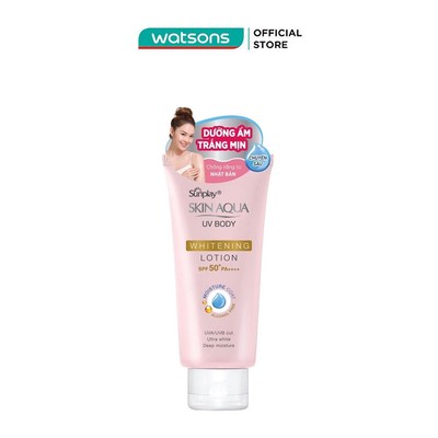 Chống Nắng Sunplay Skin Aqua UV Body Whitening Body Lotion Dưỡng Ẩm Trắng Mịn SPF50+ PA++++ 150g