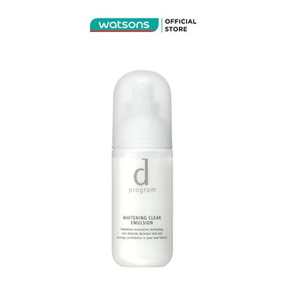 Sữa Dưỡng D Program Dưỡng Sáng Cho Da Nhạy Cảm Whitening Clear Emulsion 100ml