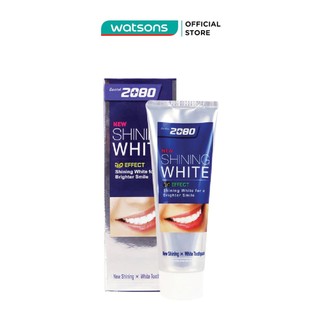 Kem đánh răng dental clinic 2080 shining white 3d effect làm trắng răng 100g