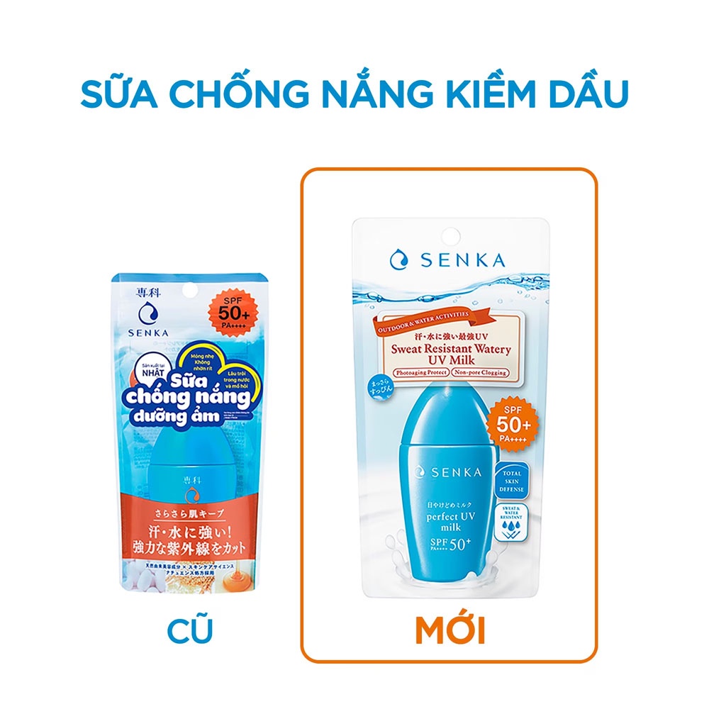 Sữa Chống Nắng Senka Perfect UV Milk N SPF50 40ml