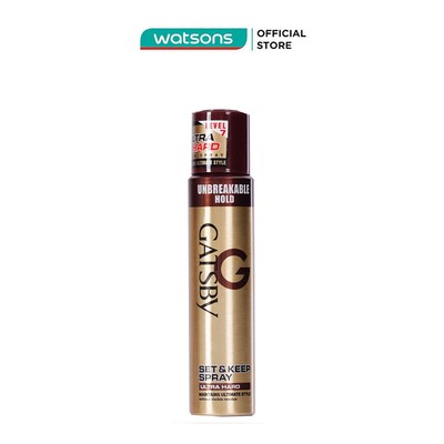 Keo Xịt Tóc Gastby Tạo Độ Cứng Cho Tóc Ultra Hard Set & Keep Spray 250ml