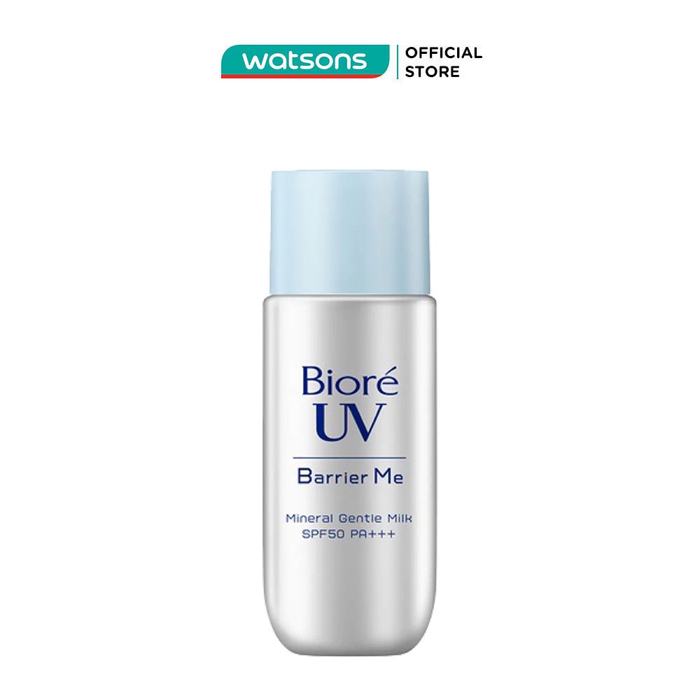 Sữa Chống Nắng Vật Lí Bioré Dịu Nhẹ UV Barrier Me Mineral Gentle Milk SPF50 PA+++ 50ml