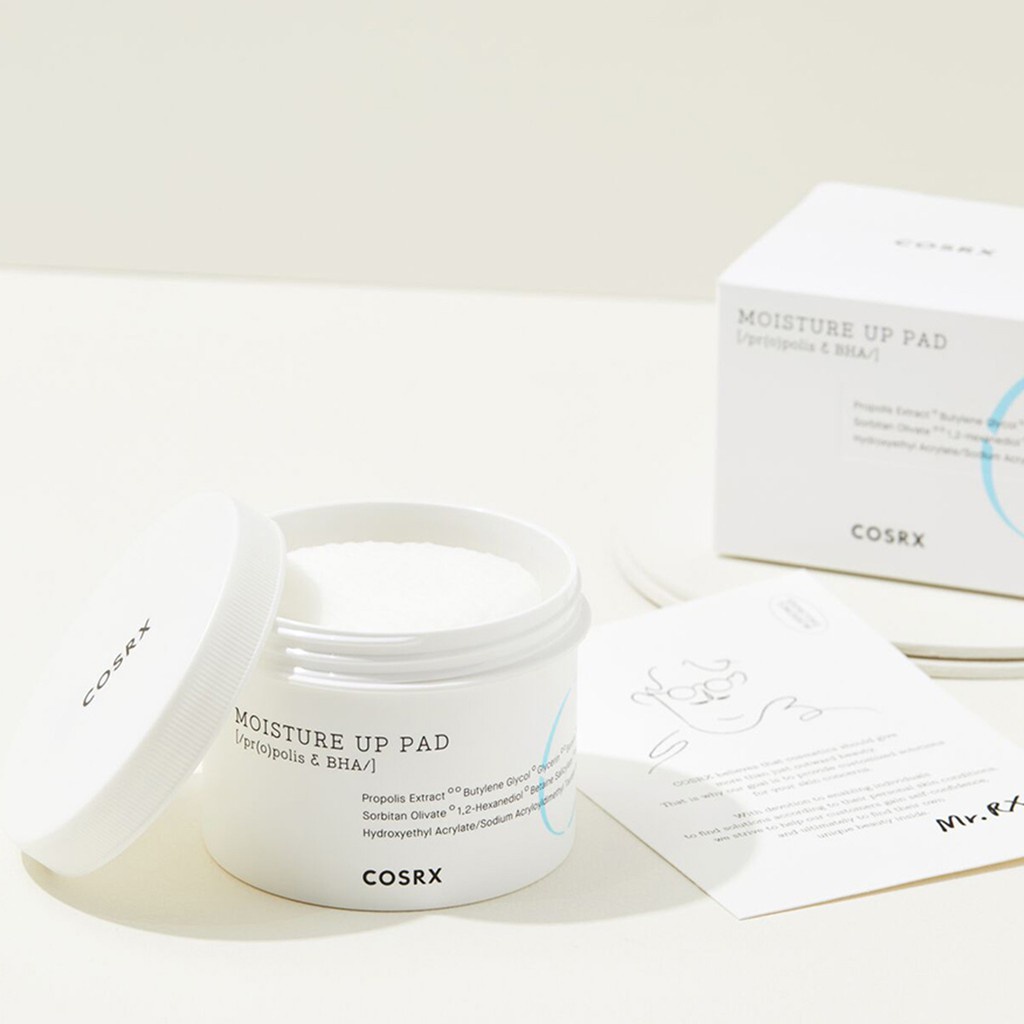 Bông Tẩy Tế Bào Chết Cosrx One Step Moisture Pad Dưỡng Ẩm 70 Miếng