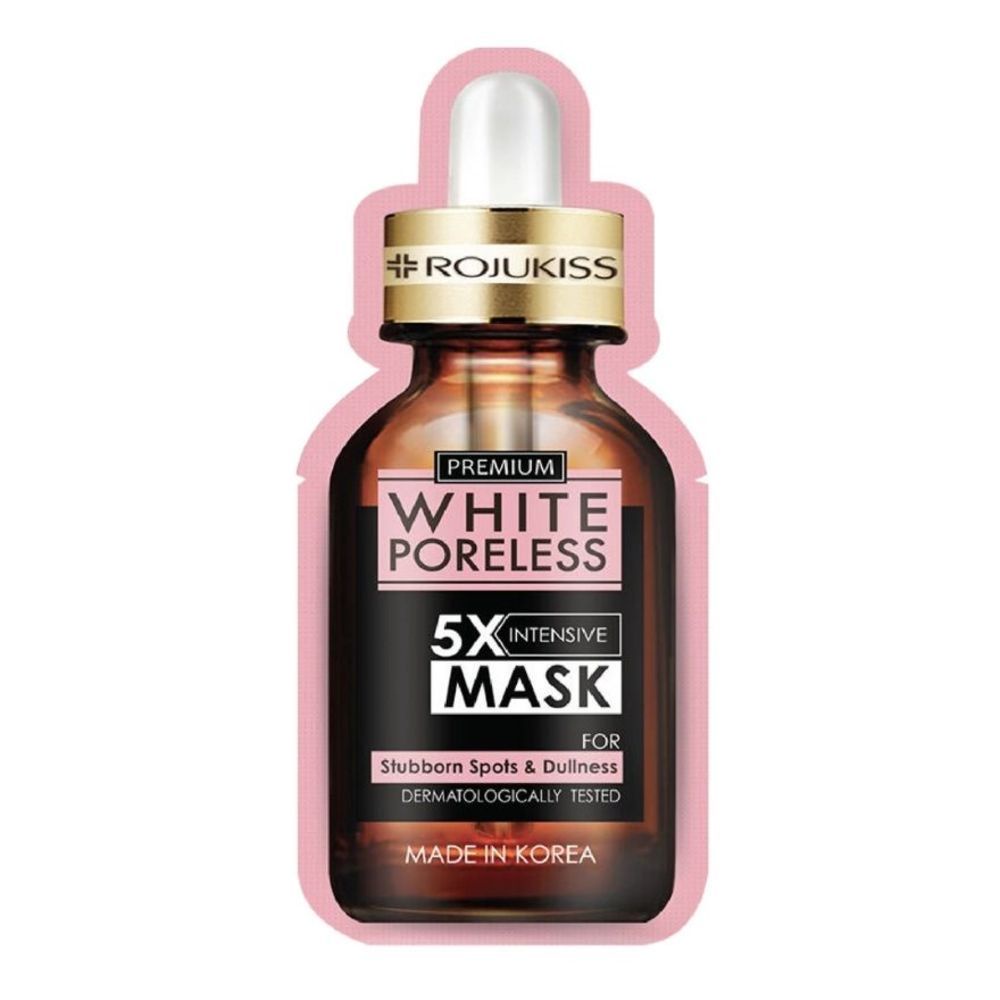 Mặt Nạ Giấy Rojukiss Làm Mờ Thâm và Dưỡng Sáng Da Premium White Poreless 25ml
