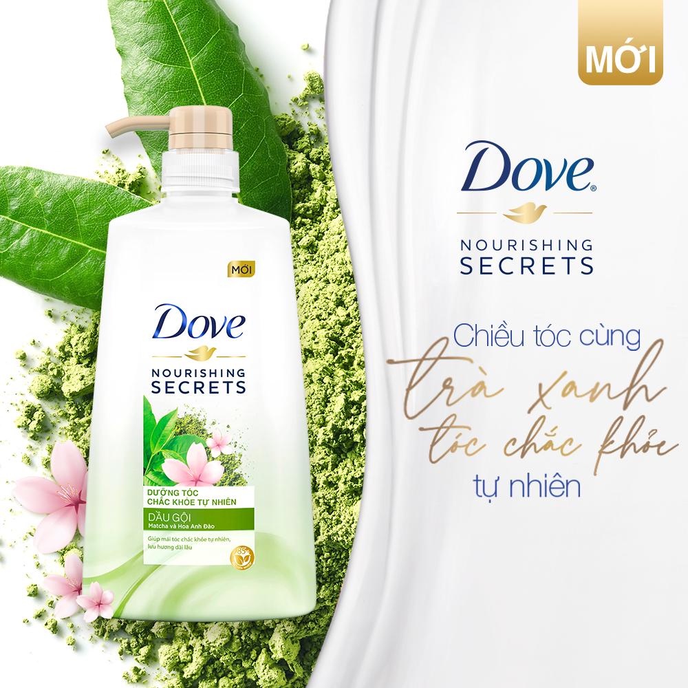 Dầu Gội Dove Matcha Và Hoa Anh Đào 640g