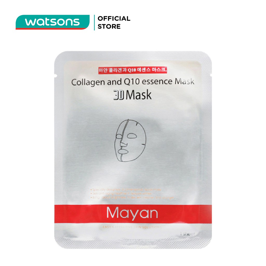 Mặt Nạ 3D Mayan Colagen Q10 25ml/miếng