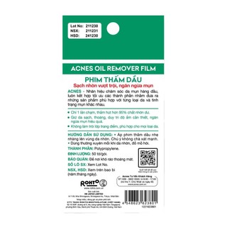 Phim Thấm Dầu Acnes 50 tờ