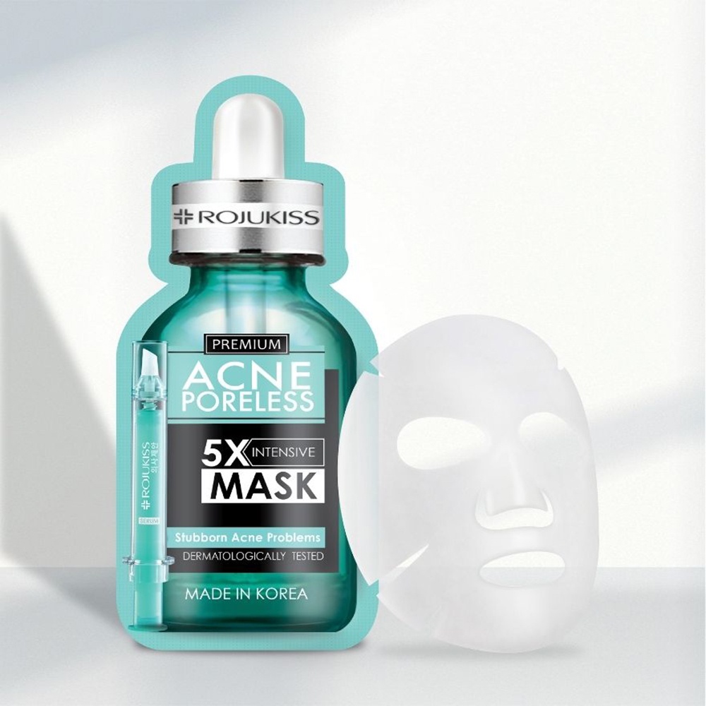 Mặt Nạ Giấy Rojukiss Giảm Thâm Mụn Premium Acne Poreless 25ml