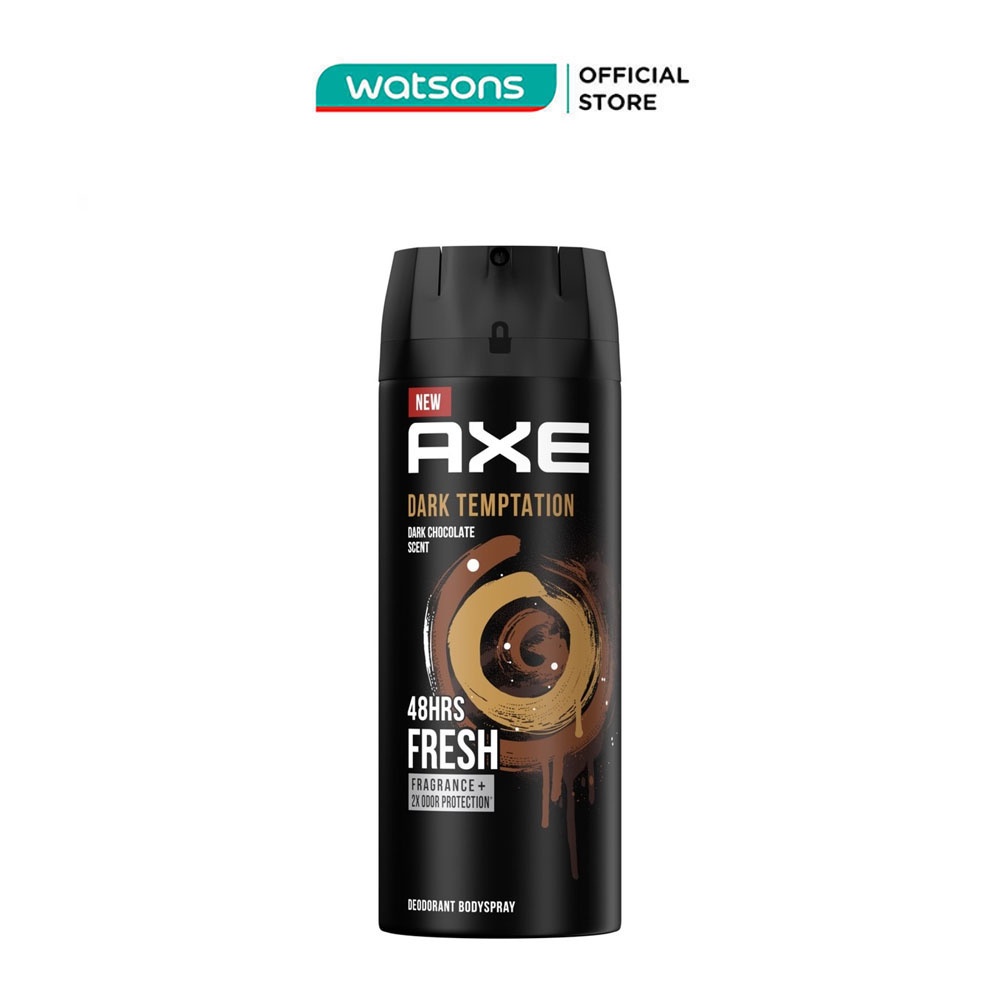 Xịt Ngăn Mùi Toàn Thân Axe Dark Temptation Hương Chocolate Nồng Ấm 135ml