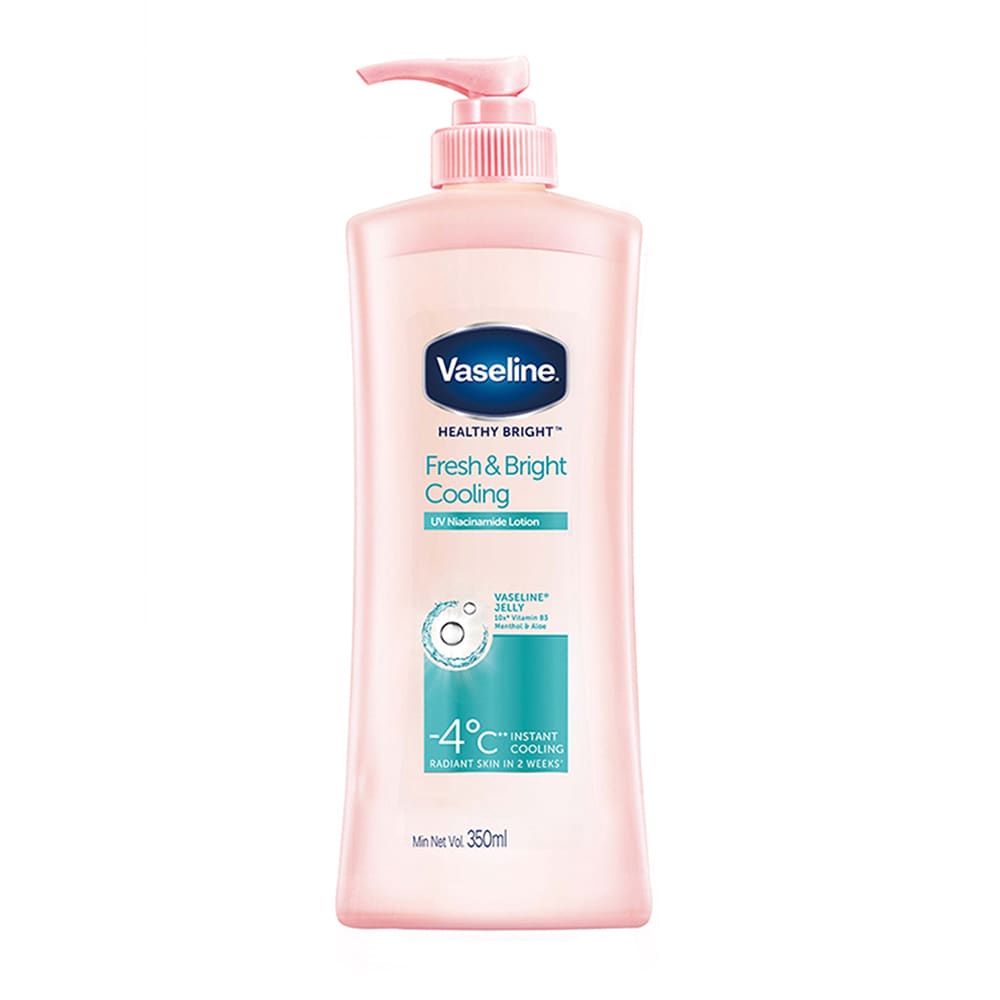 Gel Dưỡng Thể Vaseline Fresh & Bright Cooling Dưỡng Sáng Mát Lạnh 350ml