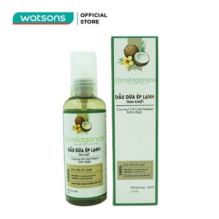 Dầu Dừa Ép Lạnh Tinh Khiết Milaganics 100ml