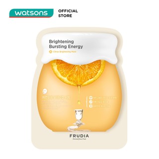 Mặt Nạ Frudia Citrus Brightening Mask Dưỡng Trắng Sáng Da Chiết Xuất Cam Quýt 27ml