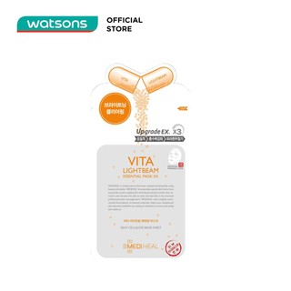 Mặt Nạ Mediheal Có Chứa Vitamin Lightbeam Giúp Trắng Sáng Da 24ml