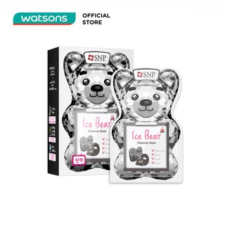 Mặt Nạ Dưỡng Săn Chắc Gấu Băng SNP Ice Bear Charcoal Mask 33ml