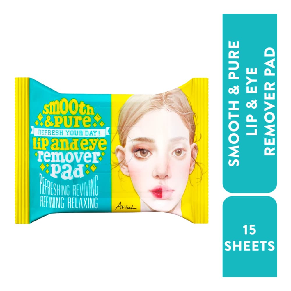 Bông Tẩy Trang Ariul Smooth & Pure Lip & Eye Remover Pad Cho Mắt & Môi 30 Miếng