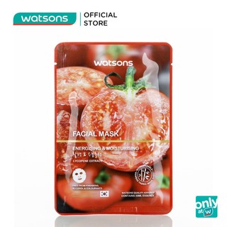 Mặt Nạ Tăng Cường Và Dưỡng Ẩm Watsons Chiết Xuất Lycopene 1 Miếng