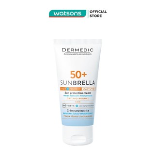 Kem Chống Nắng Dermedic Sunbrella Protection Dry & Normal Skin SPF50+Dành Cho Da Thường & Da Khô 50g