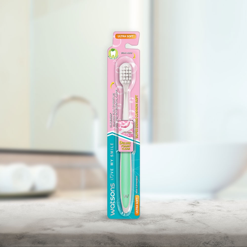 Bàn Chải Đánh Răng Watsons Super Dense Cushion Soft Toothbrush  1s