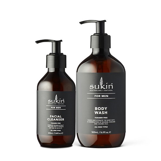 Sữa Rửa Mặt Sukin Dành Cho Nam For Men Facial Cleanser 225ml