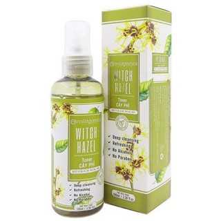 Toner Milaganics Witch Hazel Giảm Mụn Sạch Da Cây Phỉ 100ml