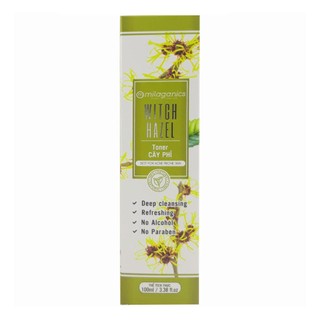 Toner Milaganics Witch Hazel Giảm Mụn Sạch Da Cây Phỉ 100ml