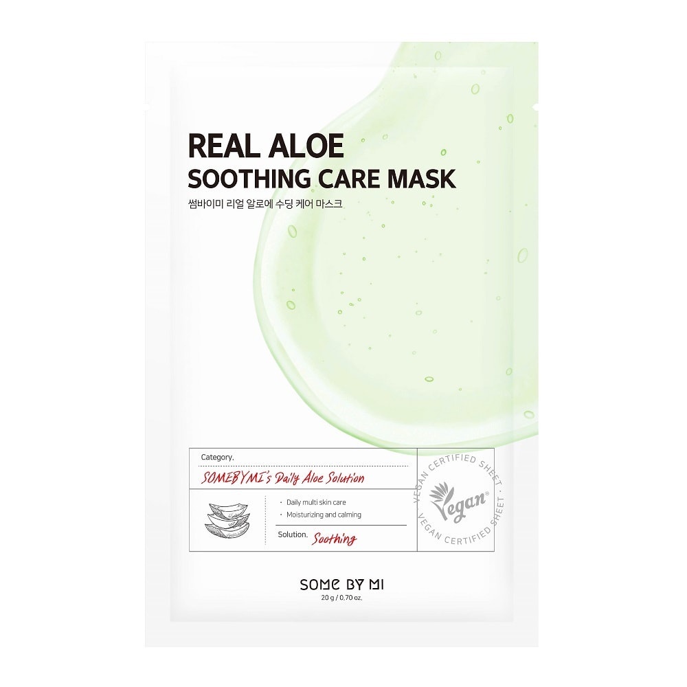 Mặt Nạ Giấy Some By Mi Tinh Chất Lô Hội Real Aloe Soothing Care Mask 20g