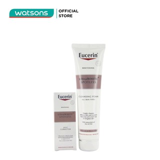 Set Eucerin (Kem Giúp Giảm Đốm Nâu Eucerin 5ml Tặng Sữa Rửa Mặt Tạo Bọt Eucerin 150g)