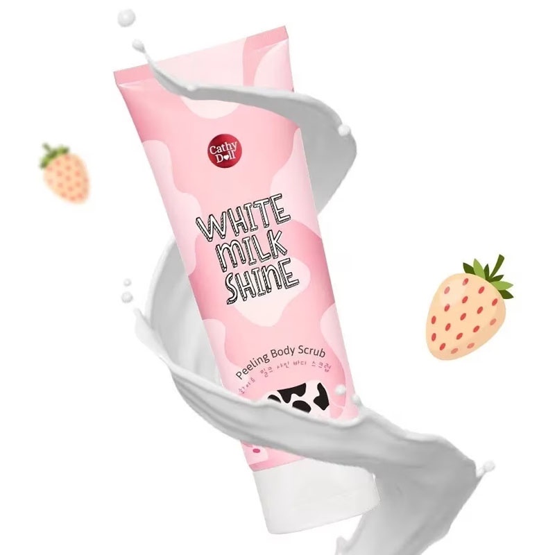 Tẩy Tế Bào Chết Sữa Bò Cathy Doll White Milk Shine Peeling Body Scrub 320ml