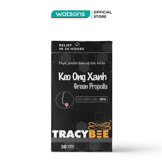 Thực Phẩm Bảo Vệ Sức Khỏe Keo Ong Xanh Tracybee Green Propolis Soft Capsules 30 Viên