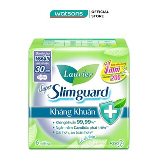 Băng Vệ Sinh Laurier Super Slimguard Dành Cho Ban Ngày 30cm 6 Miếng