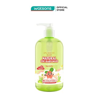 Sữa Tắm Gội Purité Baby Natural Shea Butter Bơ Đậu Mỡ 500ml
