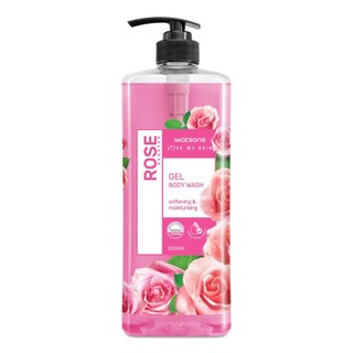 Gel Tắm Watsons Love My Skin Rose Scented Shower Gel Chiết Xuất Từ Hoa Hồng 1000ml