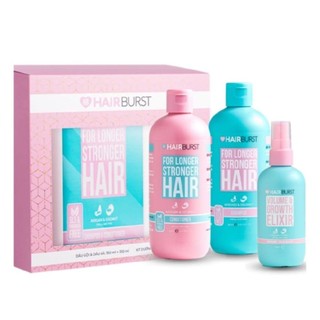 Combo Hairburst Kích Thích Mọc Tóc (Set Dầu Gội 350ml & Dầu Xả 350ml + Xịt Dưỡng Tóc 125ml)